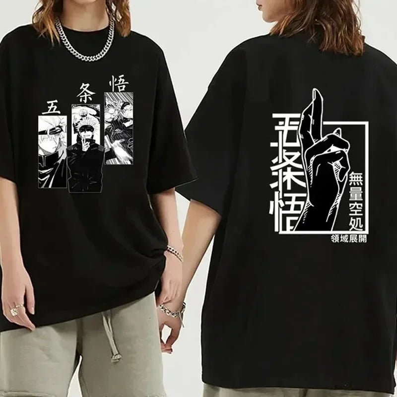 Satoru Gojo Jujutsu Kaisen Oversized T-Shirt - MangaSense